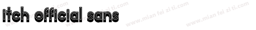 itch official sans字体转换